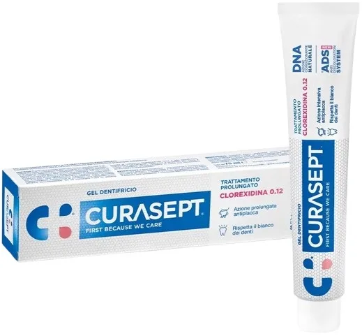 CURASEPT DENTIFRICIO 0,12 75 ML ADS+DNA