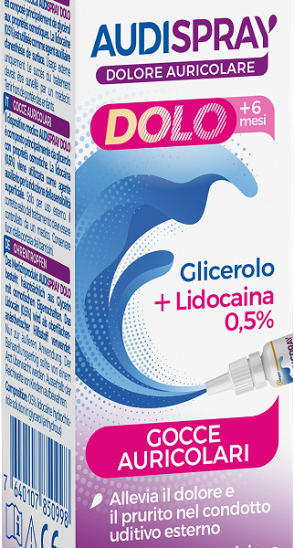 GOCCE AURICOLARI AUDISPRAY DOLO PER BAMBINI 7 G