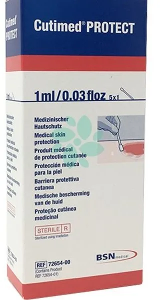 BARRIERA PROTETTIVA CUTIMED PROTECT APPLICATORE IMPREGNATO 5 PEZZI