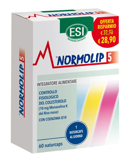ESI NORMOLIP 5 60 NATURCAPS TAGLIO PREZZO