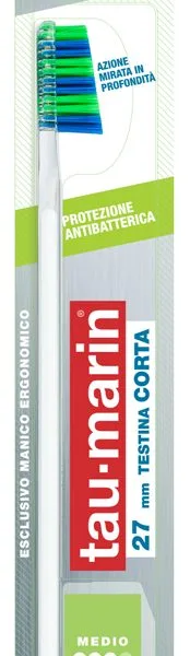 TAUMARIN PROFESSIONAL SPAZZOLINO 27 MEDIO TESTINA CORTA PROTEZIONE ANTIBATTERICA
