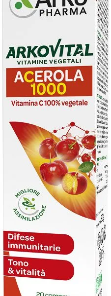 ARKOVITAL ACEROLA 1000 EFFERVESCENTE 20 COMPRESSE