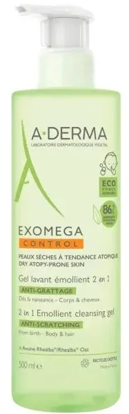 EXOMEGA CONTROL GEL LAVANT 2IN1 500 ML