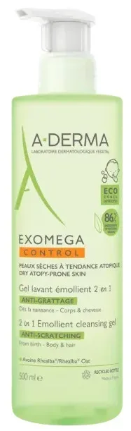 EXOMEGA CONTROL GEL LAVANT 2IN1 500 ML