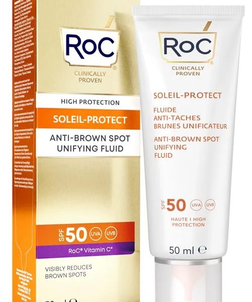 ROC FLUIDO SOLARE VISO SPF 50+ ANTIMACCHIE BRUNE  50 ML