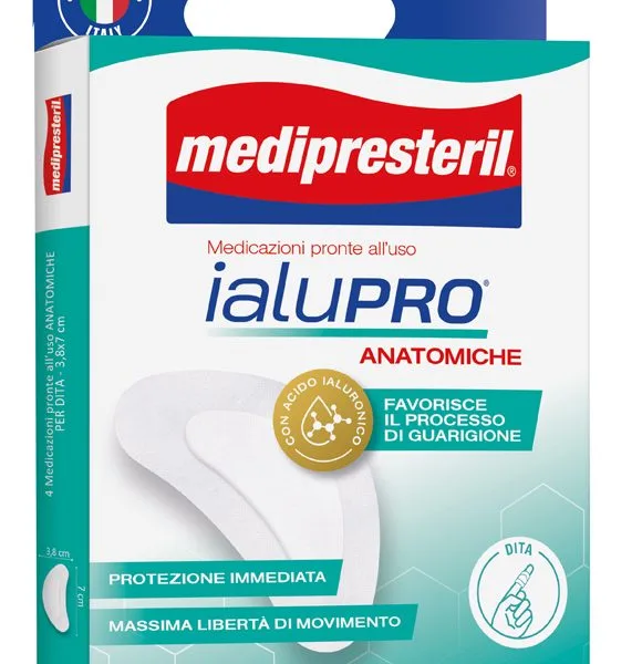 MEDIPRESTERIL IALUPRO DITA 3,8X7 CM 4 PEZZI