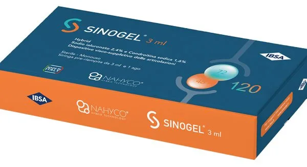 SIRINGA INTRA-ARTICOLARE SINOGEL 2,4% ACIDO IALURONICO + 1,6% CONDROITINA SODICA 3ML + 1 AGO