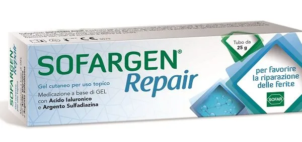 MEDICAZIONE SOFARGEN GEL ACIDO IALURONICO E ARGENTO SULFADIAZINA TUBETTO 25 G