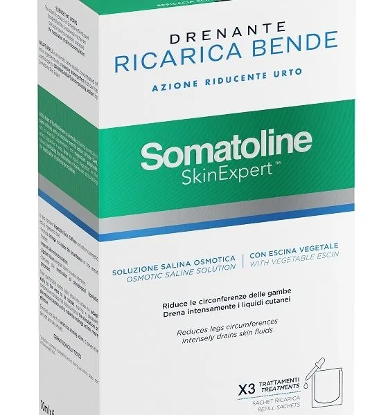 SOMATOLINE SKIN EXPERT BENDE SNELLENTI DRENANTI KIT RICARICA