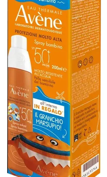 EAU THERMALE AVENE SOLARI KIT SPRAY BAMBINO SPF50+ 200 ML CON GADGET 2022
