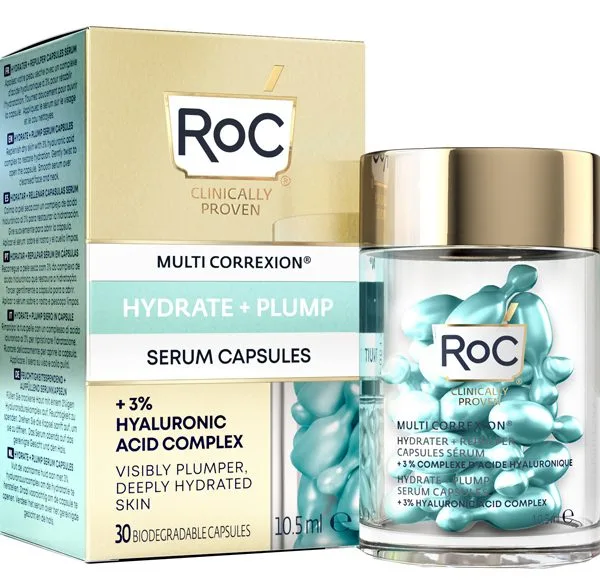 ROC MULTI CORREXION HYDRATE+ PLUMP SIERO VISO IN CAPSULE 30 CAPSULE