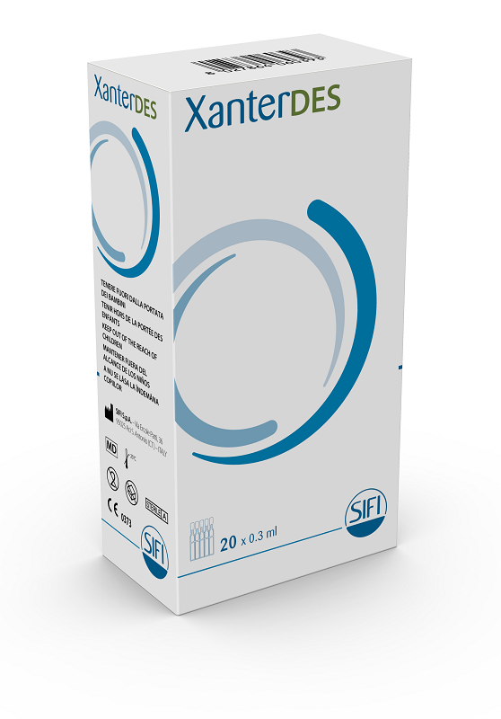 XANTERDES SOLUZIONE OFTALMICA 20 FLACONCINI MONODOSE DA 0,3 ML