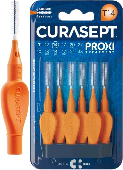 CURASEPT PROXI T14 ARANCIO/ORANGE 6 PEZZI