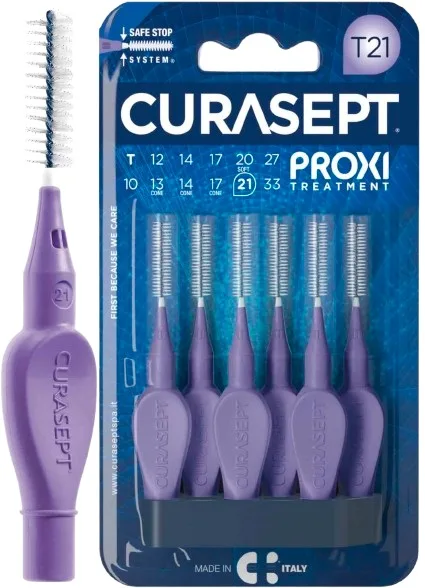 CURASEPT PROXI T21 VIOLA/PURPLE 6 PEZZI