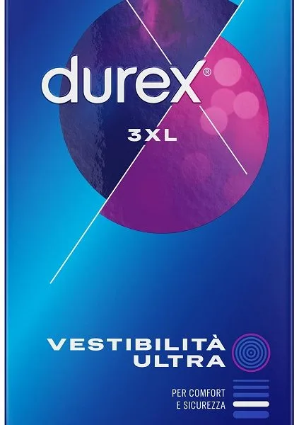 PRESERVATIVO DUREX 3XL VESTIBILITA' ULTRA 5 PEZZI