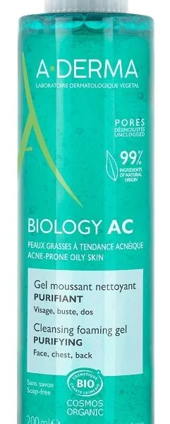 ADERMA BIOLOGY AC GEL DETERGENTE SCHIUMOGENO PURIFICANTE 200 ML