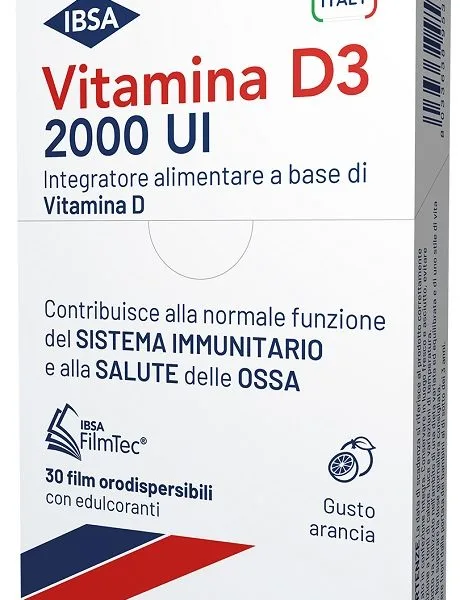VITAMINA D3 IBSA 2000 UI 30 FILM ORODISPERSIBILI