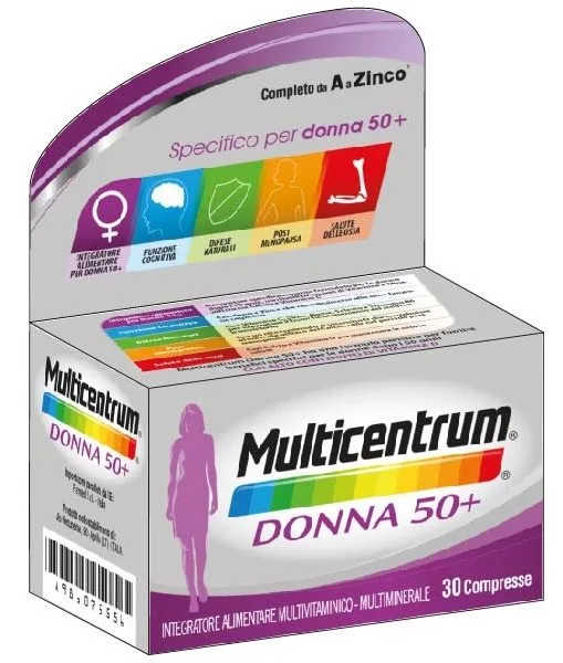 MULTICENTRUM DONNA 50+ 30 COMPRESSE