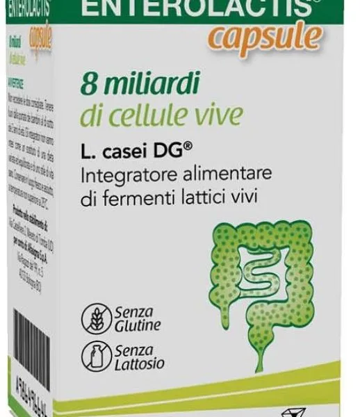 ENTEROLACTIS 20 CAPSULE 8 MILIARDI DI CELLULE VIVE