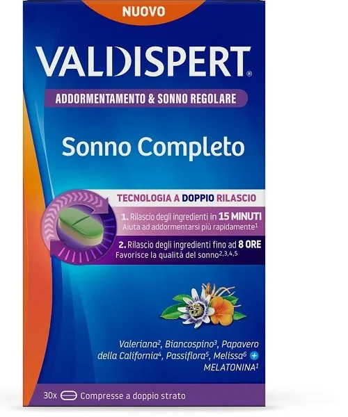 VALDISPERT SONNO COMPLETO 30 COMPRESSE A DOPPIO STRATO