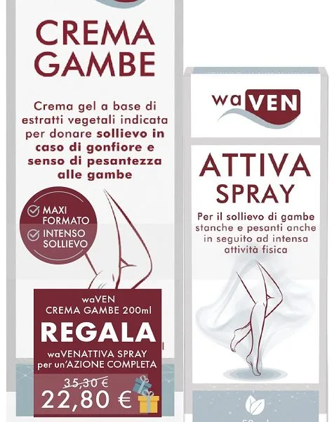 WAVEN CREMA GAMBE 200 ML