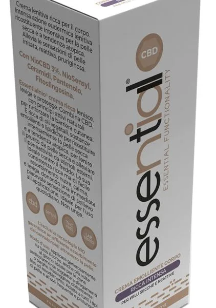 ESSENTIALNIO DERMA CREMA RICCA INTENSA EMOLLIENTE CORPO 100 ML