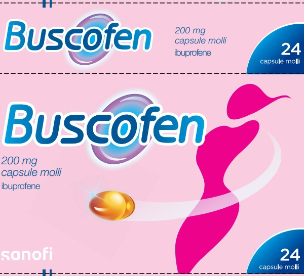 BUSCOFEN*24CPS MOLLI 200MG