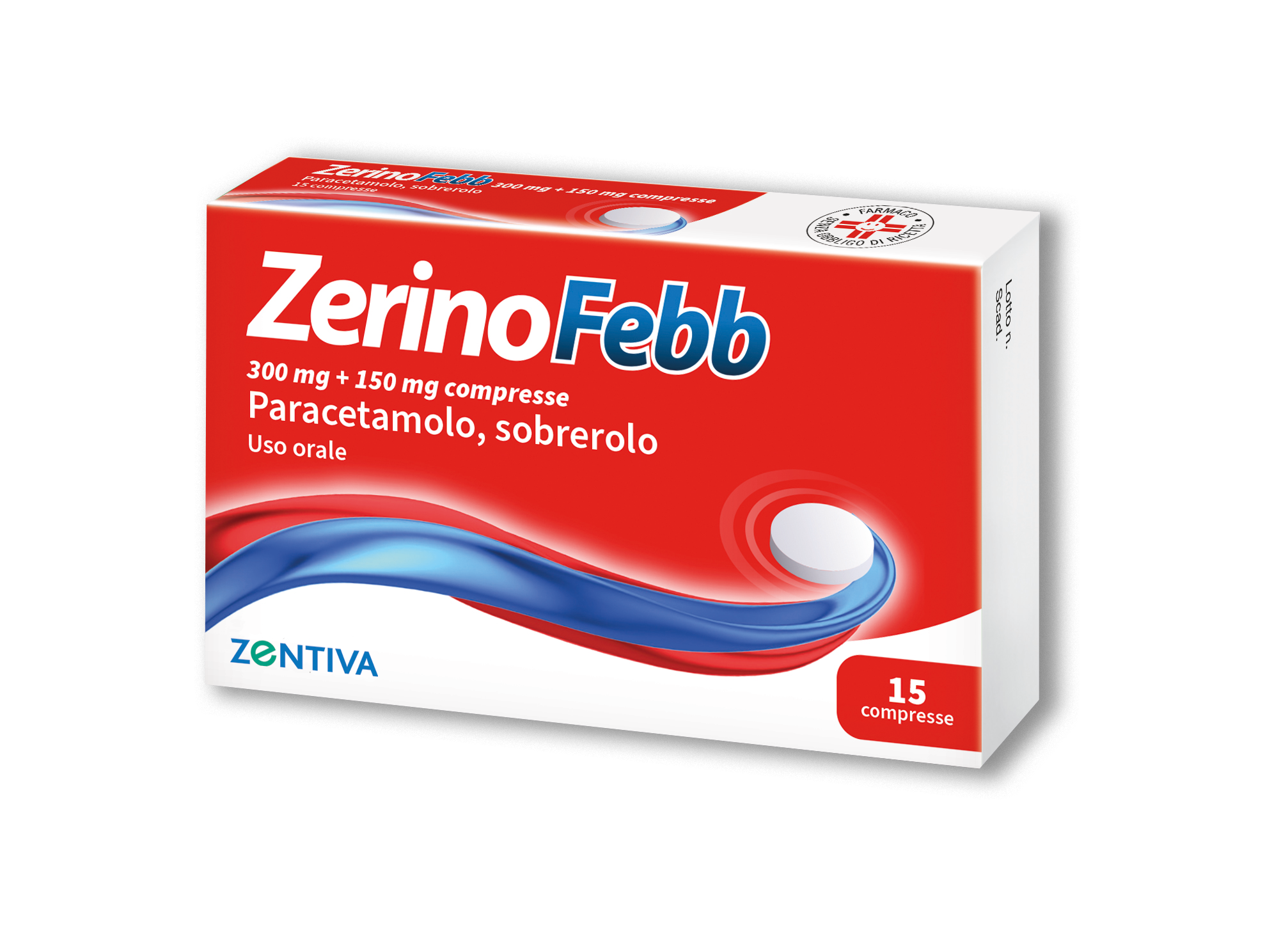 ZERINOFEBB*AD 15CPR 300+150MG