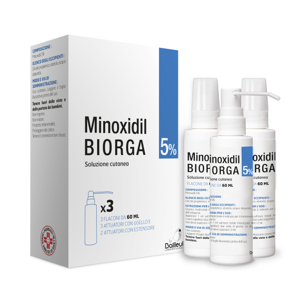 MINOXIDIL BIORGA*SOL CUT 3FL5%