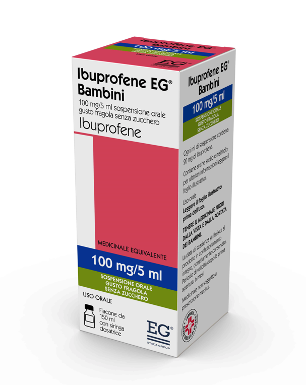 IBUPROFENE EG*BB 150ML FRAGOLA