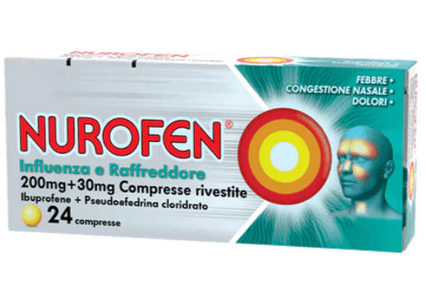 NUROFEN INFLUENZA RAFFR*24CPR