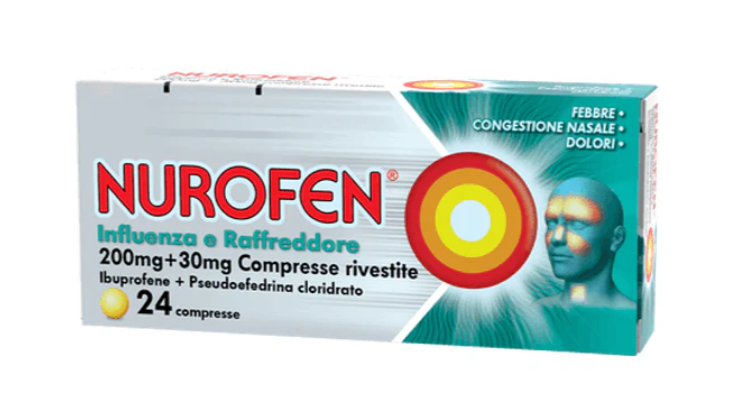 NUROFEN INFLUENZA RAFFR*24CPR