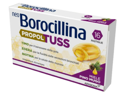 NEOBOROCILLINA PROPOLTUSS 16 PASTIGLIE