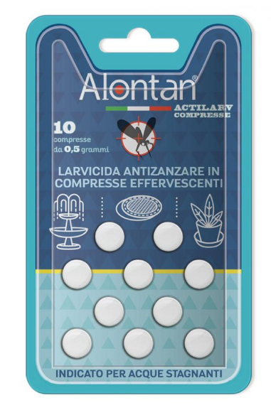 ALONTAN ACTILARV LARVICIDA 2 MG 10 COMPRESSE EFFERVESCENTI