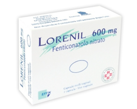 LORENIL*1CPS MOLLI VAG 600MG