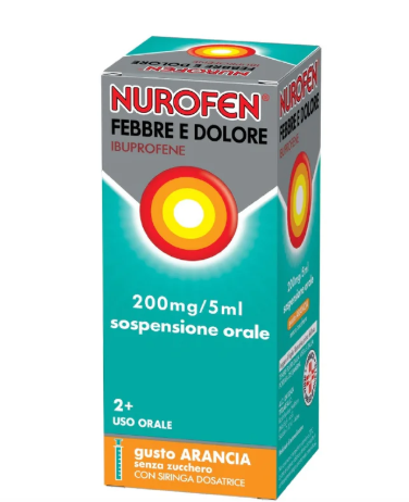 NUROFEN FEBBRE D*BB100MG/5ML A