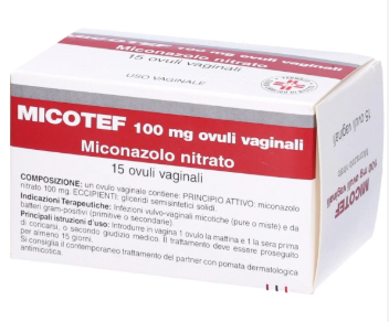 MICOTEF*15 OV VAG 100MG