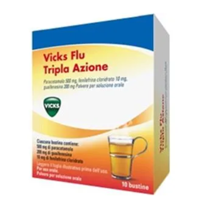 VICKS FLU TRIPLA A*OS 10BUST