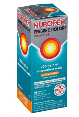 NUROFEN FEBBRE D*200MG/5ML ARA