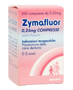 ZYMAFLUOR*200CPR 0,25MG