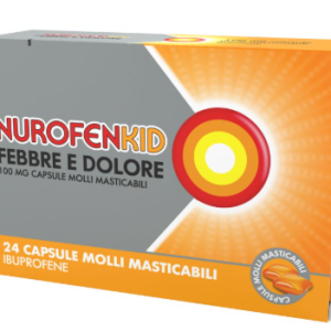 NUROFENKID FEBBRE D*24CPS100MG