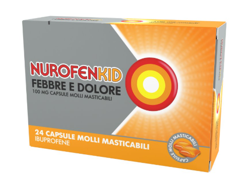 NUROFENKID FEBBRE D*24CPS100MG