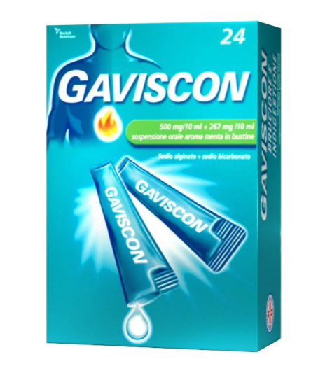 GAVISCON*24BUST 500+267MG/10ML