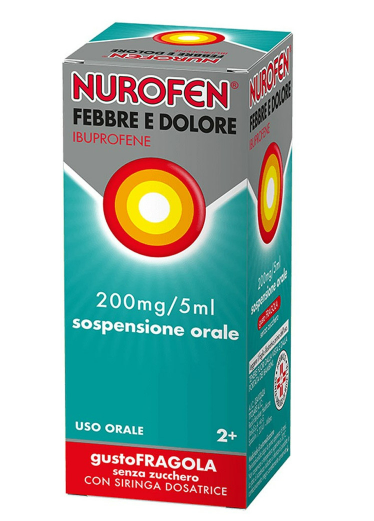 NUROFEN FEBBRE D*200MG/5ML FRA