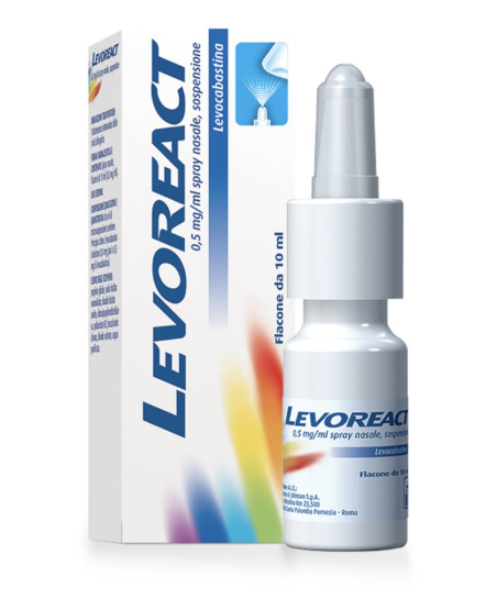 LEVOREACT*SPRAY NAS 10ML 0,5MG