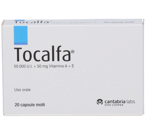TOCALFA*20CPS MOLLI 50000UI+50