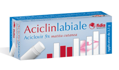 ACICLINLABIALE*MATITA 2,5G 5%