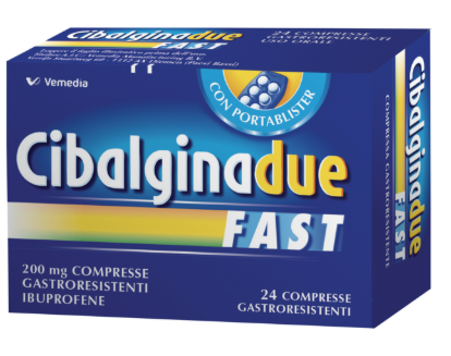 CIBALGINA DUE FAST*24CPR 200MG