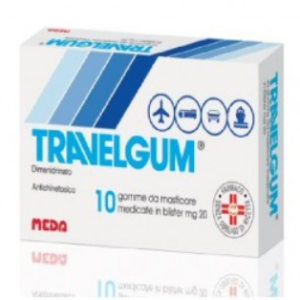 TRAVELGUM*10GOMME MAST 20MG