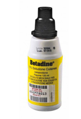 BETADINE*SOLUZ CUT 125ML 10%